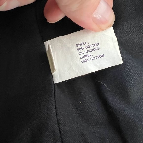 GAP - Vintage Velvet Blazer Coat Black - 10 - Classic Gap - Picture 8 of 9